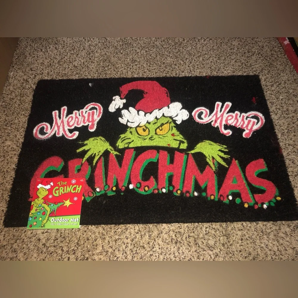 Grinch Christmas Doormat